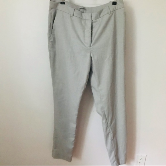 H&M Trousers - Light Gray Tiny Houndstooth Pattern - Picture 3 of 5